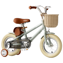 Shenzhouniao high-end retro British childrens bicycle 12-14-16-18 inch Japanese and Korean version fashionable bicycle for 6 years old