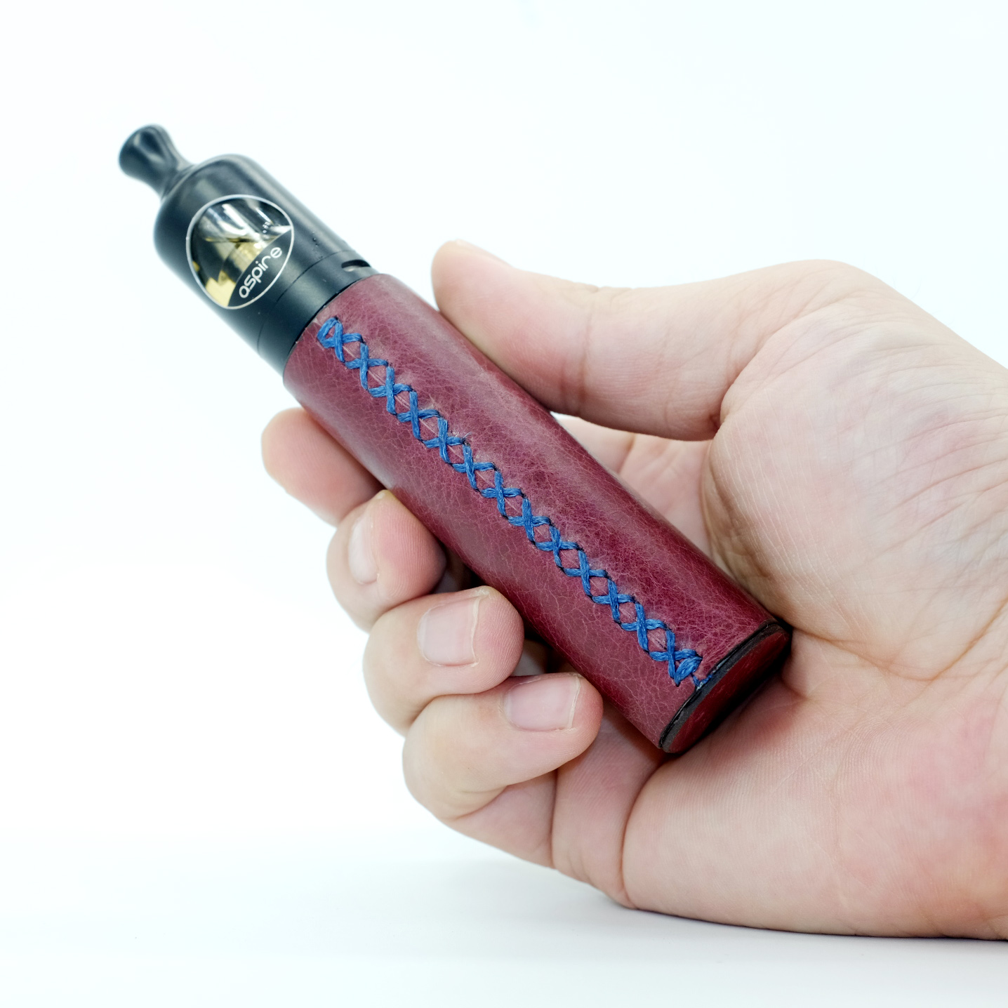 Aspire Zelas Nautilus Head Layer Cow Leather Genuine Leather Protective Sheath (Associated Suit Sticker)