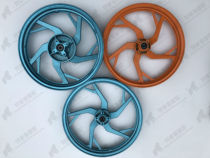 Suitable for Hercules Dalong AK150 motorcycle DLS150-2X DL150-8C front and rear rims aluminum rims