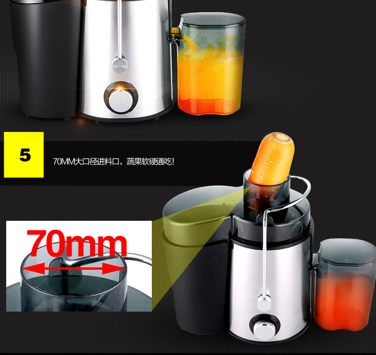 máy xay cầm tay philip Máy ép trái cây đường kính lớn bã tách nước ép trái cây inox máy ép trái cây máy ép trái cây và máy rau - Máy ép trái cây máy ép chậm savtm je35