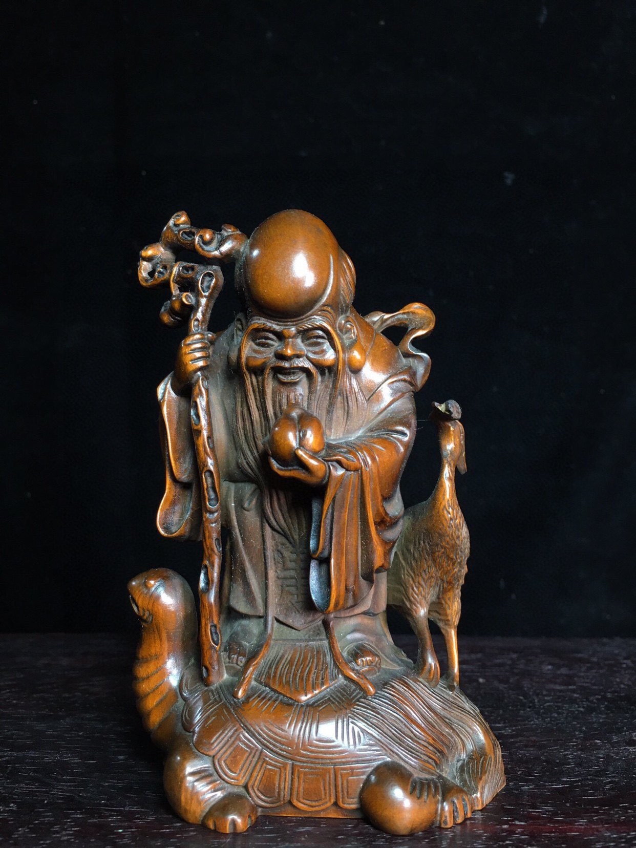 【木】　★ 家具 黄花梨減地彫如意雲圓幾 ★　清朝期　天然木 彫刻文様　明清家具 老黄花梨家具，明清古董的魅力何在？深度解析与推荐-木艺/木雕-淘宝好物网