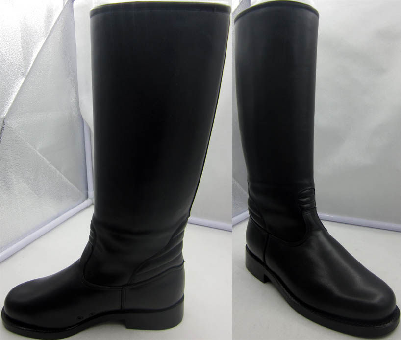 14 HONOR GUARD Boots Golden Monkey New Men High Cylinder Boots Outdoor Full Cow Leather Over Knee-high Cylinder Men's Boots