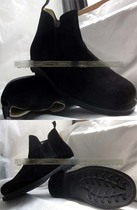 Outdoor submarine work leather shoes British real cowhide leather leather boots mens high-top leather shoes leather anti-static