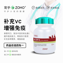 ZOHO Fruit VC Pills Chinchilla Guinea pig VC Tablets Supplement Vitamin C Rabbit Supplies Snacks 80 Tablets