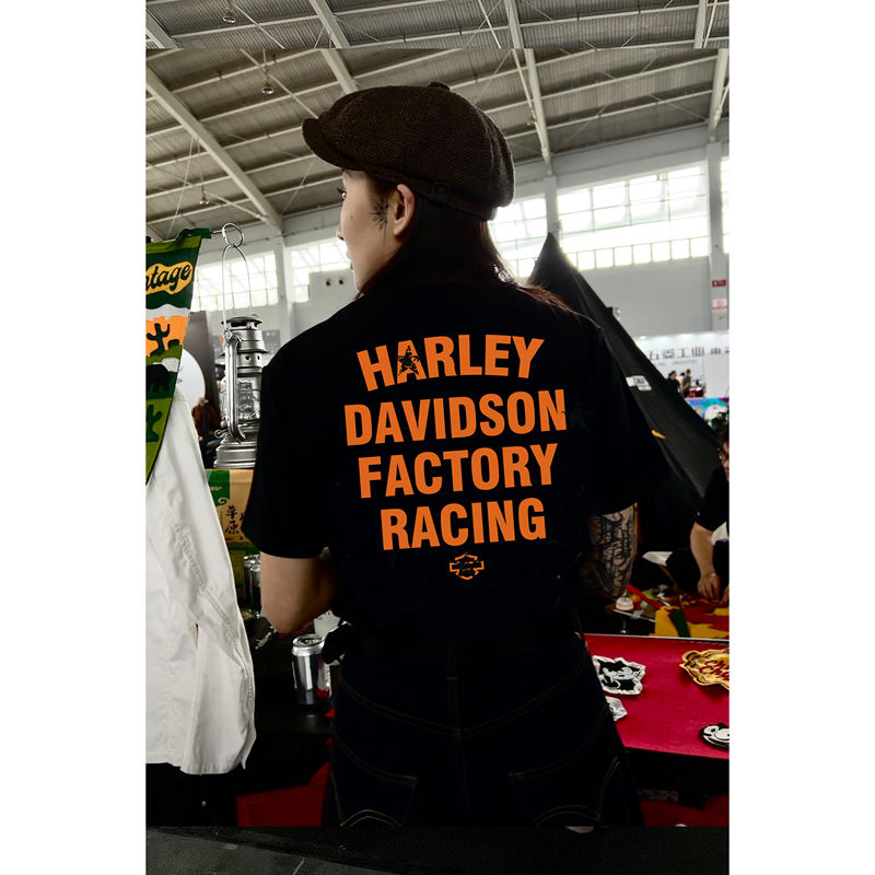 【Leizi-Factory Racing】55's Vintage Heavy-Duty Original Motorcycle T-Shirt 【Leizi-Factory Racing】55's Vintage Heavy-Duty Original Motorcycle T-Shirt