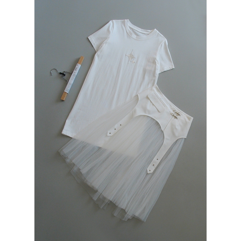 Can Use Discount Code [C417-520] for Exclusive Brand 899 Genuine Two-Piece Set of New Women's Dresses 0.45kg