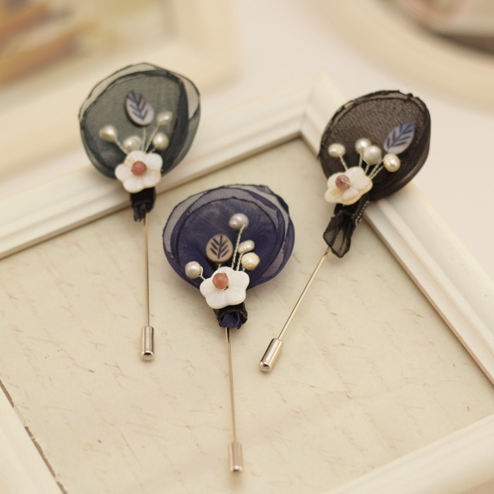 Broche femme en Fils de soie - Ref 1185671 Image 12