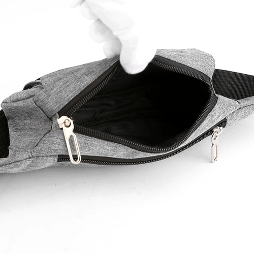 Мужская универсальная тканевая поясная сумка, спортивный мобильный телефон, ремень, водонепроницаемая износостойкая сумка через плечо, для бега