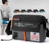 Спортивная сумка через плечо для отдыха, мужская нейлоновая сумка на одно плечо, горизонтальная версия