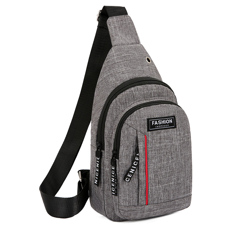 Chest Bag Men's Slanted Satchel Casual Sports Single Shoulder Bag Men's Bag Bag Youth Han Edition Trend Men's Bag Fashion Small