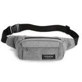 Мужская универсальная тканевая поясная сумка, спортивный мобильный телефон, ремень, водонепроницаемая износостойкая сумка через плечо, для бега