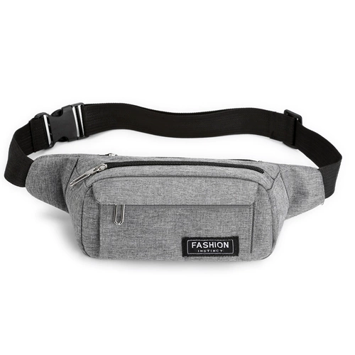 Мужская универсальная тканевая поясная сумка, спортивный мобильный телефон, ремень, водонепроницаемая износостойкая сумка через плечо, для бега