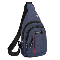  Chest bag mens 2020 new casual Korean waterproof oxford cloth tide sports bag shoulder messenger bag rucksack