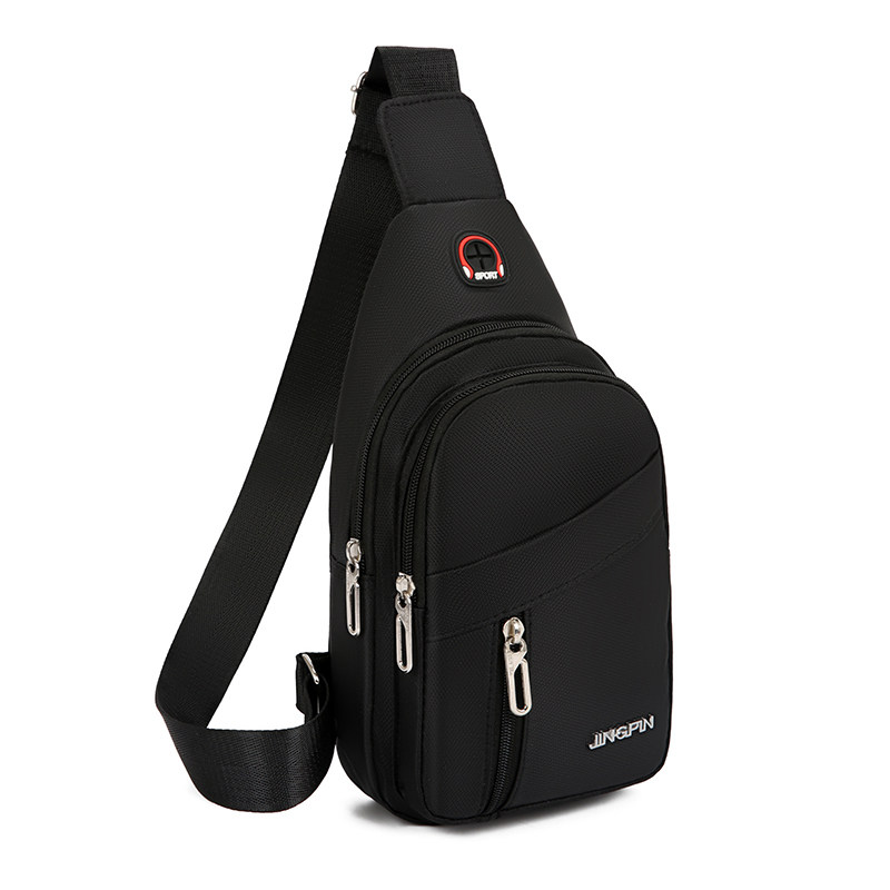 Waterproof chest bag 2020 new Korean version men's bag Oxford canvas chest bag shoulder bag back backpack trendy small shoulder bag