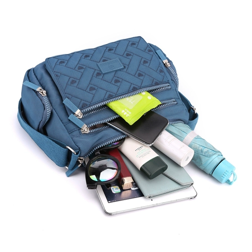 Сумка через плечо, нейлоновая водонепроницаемая сумка, для среднего возраста, ткань оксфорд