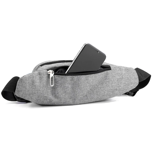 Мужская универсальная тканевая поясная сумка, спортивный мобильный телефон, ремень, водонепроницаемая износостойкая сумка через плечо, для бега