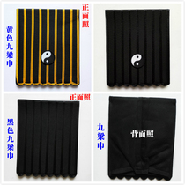Taoist household supplies Taoist hat Taoist hat Tai Chi nine-beam scarf Bagua hat Hunyuan scarf hexagonal hat pure Yang scarf net hat