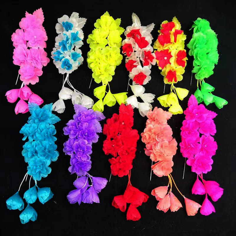 New Peking Opera Yue Opera Drama Opera Fudan Tsing Yi Head Accessories Dish Hair Ornament Jasmine Flowers