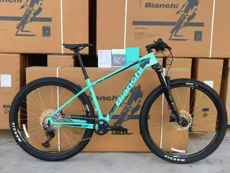 Italian Bianchi Carbon Fiber Mountain Bike Bianchi Nitron 29inch Disc Brake Suspension Mountain Bike