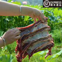 Guizhou farmers free-range fresh raw land scalper grass brisket pieces ribs five pounds of meat today kill SF