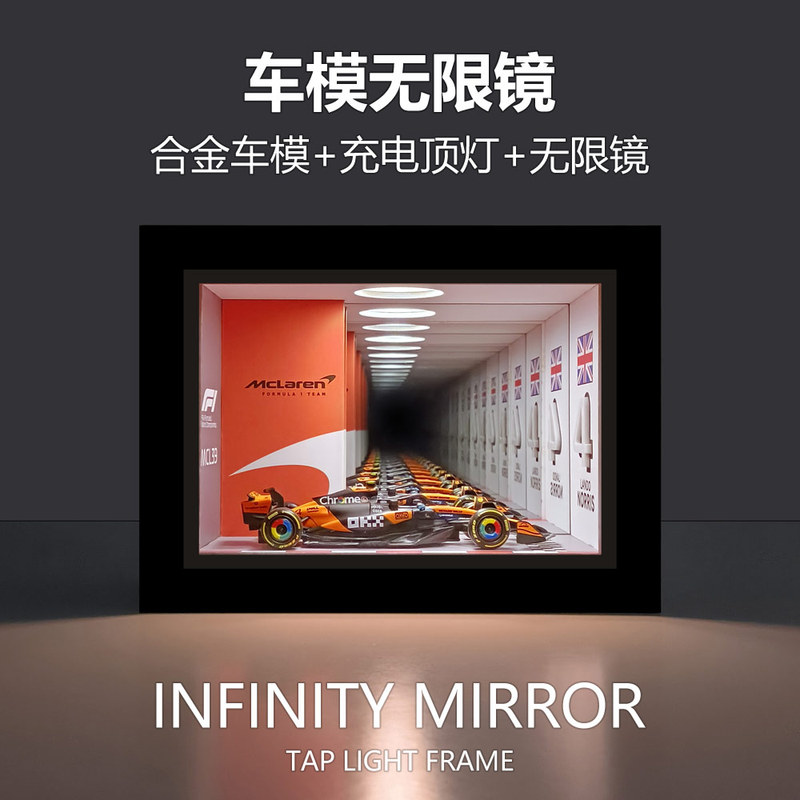 F1 Mclaren Merchandise Norris Piastri Model Racer Poster Infinity Mirror Light Painting 3D Ornament F1 Mclaren Merchandise Norris Piastri Model Racer Poster Infinity Mirror Light Painting 3D Ornament