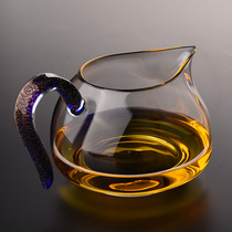 Shout to high-end fair cup glass thickening heat resistant and high-temperature tea divider Japanese kung fu tea accessories