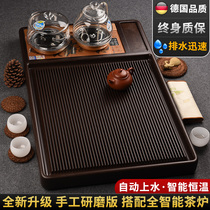 German electric wood tea plate household large electric wood tea sea automatic tea table set simple tea pallet