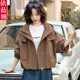 Loose casual small work jacket short coat for women