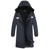 Демисезонная куртка для работы, длинный пуховик