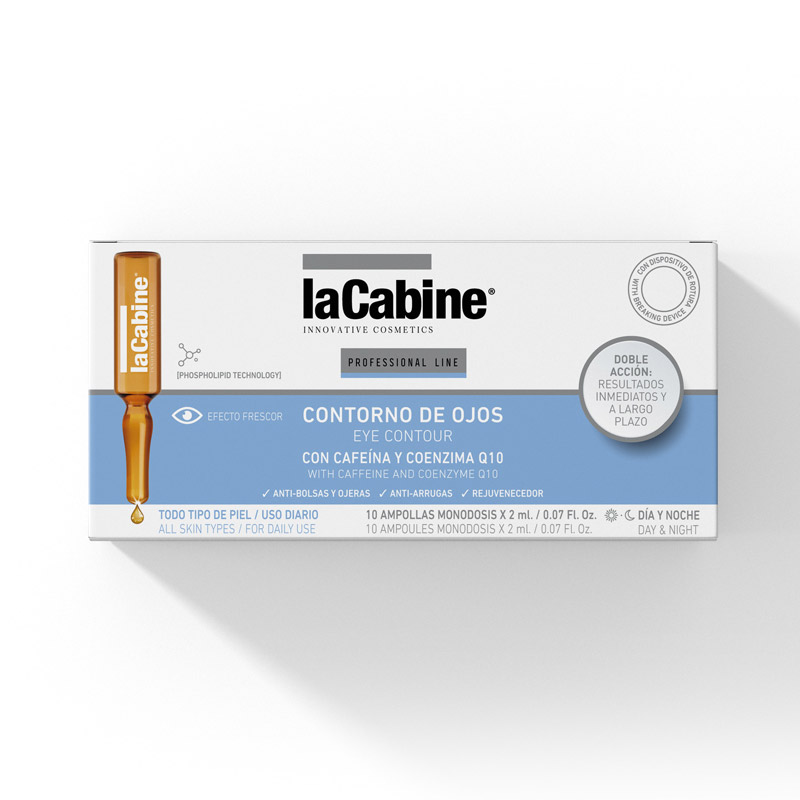 西班牙lacabine眼部精华小安瓶紧致抗皱去细纹眼纹去黑眼圈10*2ml