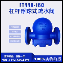 FT44H-16C P FT14H-16C P threaded Flange lever floating ball steam trap large displacement