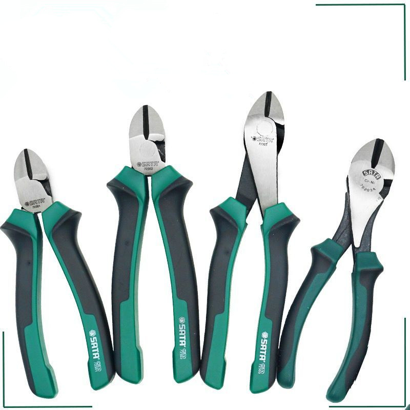 SATA Shida tool labor-saving electrician oblique mouth pliers eccentric mouth pliers oblique mouth pliers 72301 72302 72303