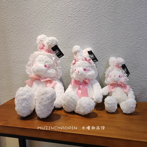 Кролик, плюшевая игрушка для сна, тряпичная кукла, стиль Лолита, с медвежатами, подарок на день рождения