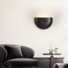 Black Hole Stone Vintage Retro Living Room Bedroom Bedside Wall Lamp Wabi-Sabi Niche Entryway Corridor Homestay Cafe Lighting Fixtures