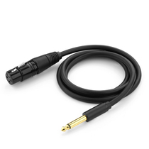 Green union AV131 microphone cable 6 35 revolution XLR female cannon unbalanced audio microphone audio cable