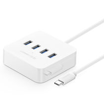 Green United 30316 Type-C to USB3 0 high speed 4 port HUB splitter one drag four HUB