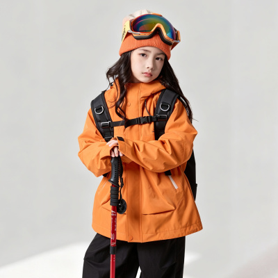 Three-Proof Children's Outdoor Jacket for Boys and Girls, 3-in-1 Windproof and Waterproof Clothing for Spring and Autumn, Suitable for Older Children — 6