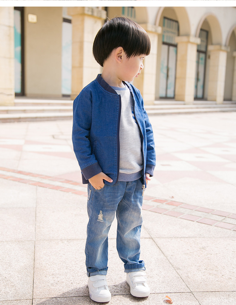 Blouson pour garcon en toile - Ref 2156959 Image 11