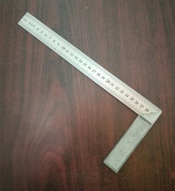 300mm angle scale 90 degrees Stainless Steel woodworking decoration wide seat straight angle ruler woodworking ruler L-shaped board ruler