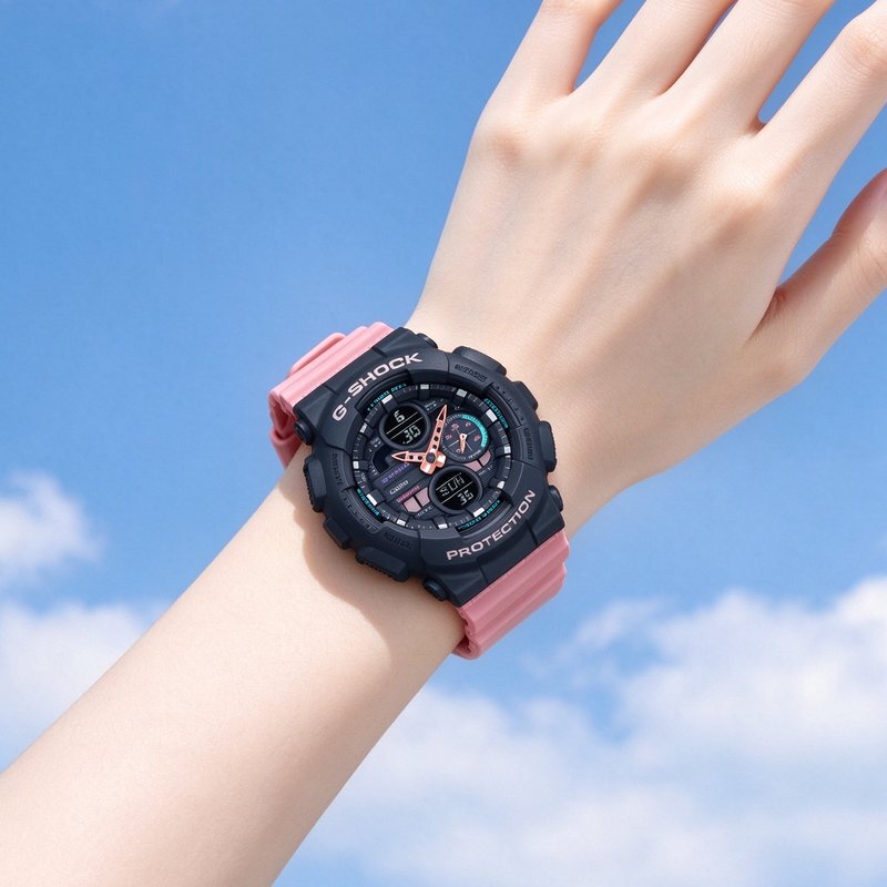 Casio Casio Watch for Students, Girls, Middle and High School Students, G-Shock Kidsren and Teenagers Digital Watch Gma-S140