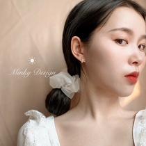 The daughter of the Sea sea star mosquito coil ear clip without ear hole female earrings simple small earrings temperament Joker autumn