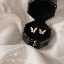 Butterfly butterfly earrings fairy air ear clips earrings earrings super fairy Autumn and Winter