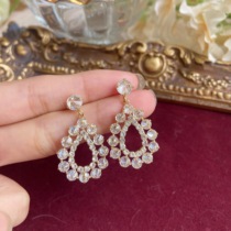 Phantom retro temperament mosquito coil ear clip without ear hole female earring screw Super Fairy earrings earrings