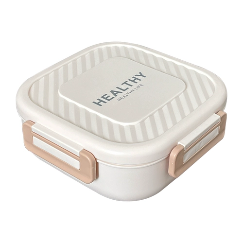 Фруша коробка с ланч -коробкой может залечить офисного работника с помощью рисовой еды -Пластиковая пластиковая коробка для ланч -ланча.