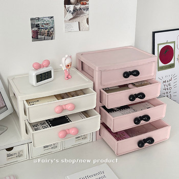 The dormitory desktop storage also requires princess style~