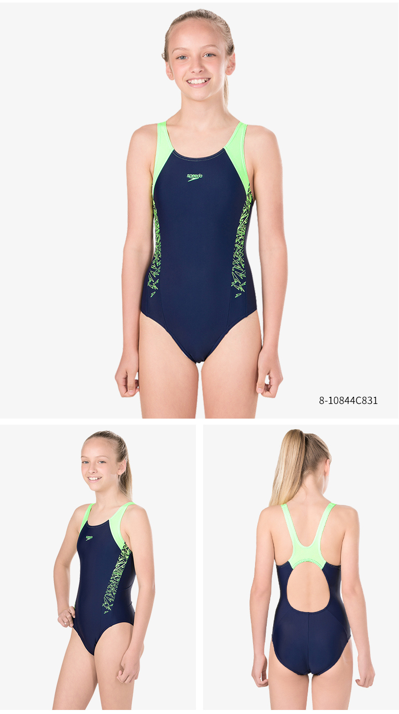 Đồ bơi trẻ em Speedo cô gái bền bỉ đào tạo đồ bơi kích cỡ áo tắm trẻ em một mảnh áo tắm học sinh chuyên nghiệp đồ bơi mới - Bộ đồ bơi của Kid đồ bơi bé trai