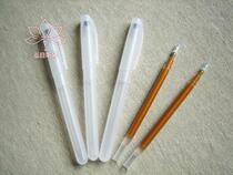 Copy Sutra painting Buddha special large gold refill increase gold deep gold fragrance-free pen Hongmu listen to the wind copy Sutra gold pen