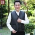 Quần áo mùa đông cộng với size ấm áp cho nam trung niên cộng với áo vest nhung trung niên vest nam vest vest cotton dày áo ba lỗ tập gym Áo vest cotton