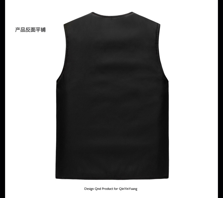 Quần áo mùa đông cộng với size ấm áp cho nam trung niên cộng với áo vest nhung trung niên vest nam vest vest cotton dày áo khoác không tay