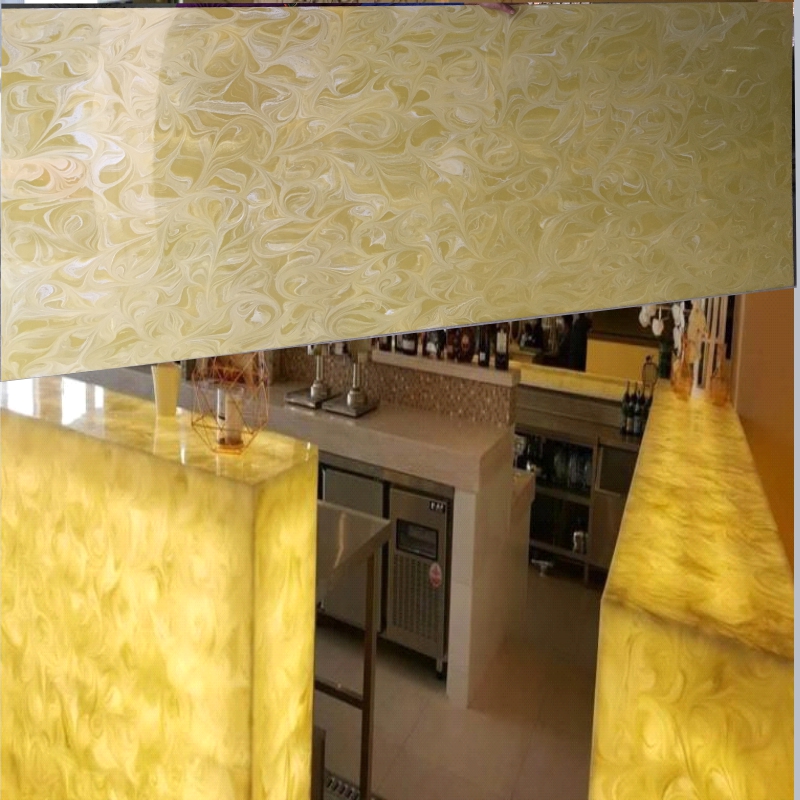 Artificial Phoenix Lightstone Translucent Stone decoration material smallpox ceiling background wall cloud stone surface customized